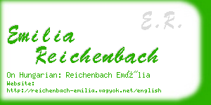 emilia reichenbach business card